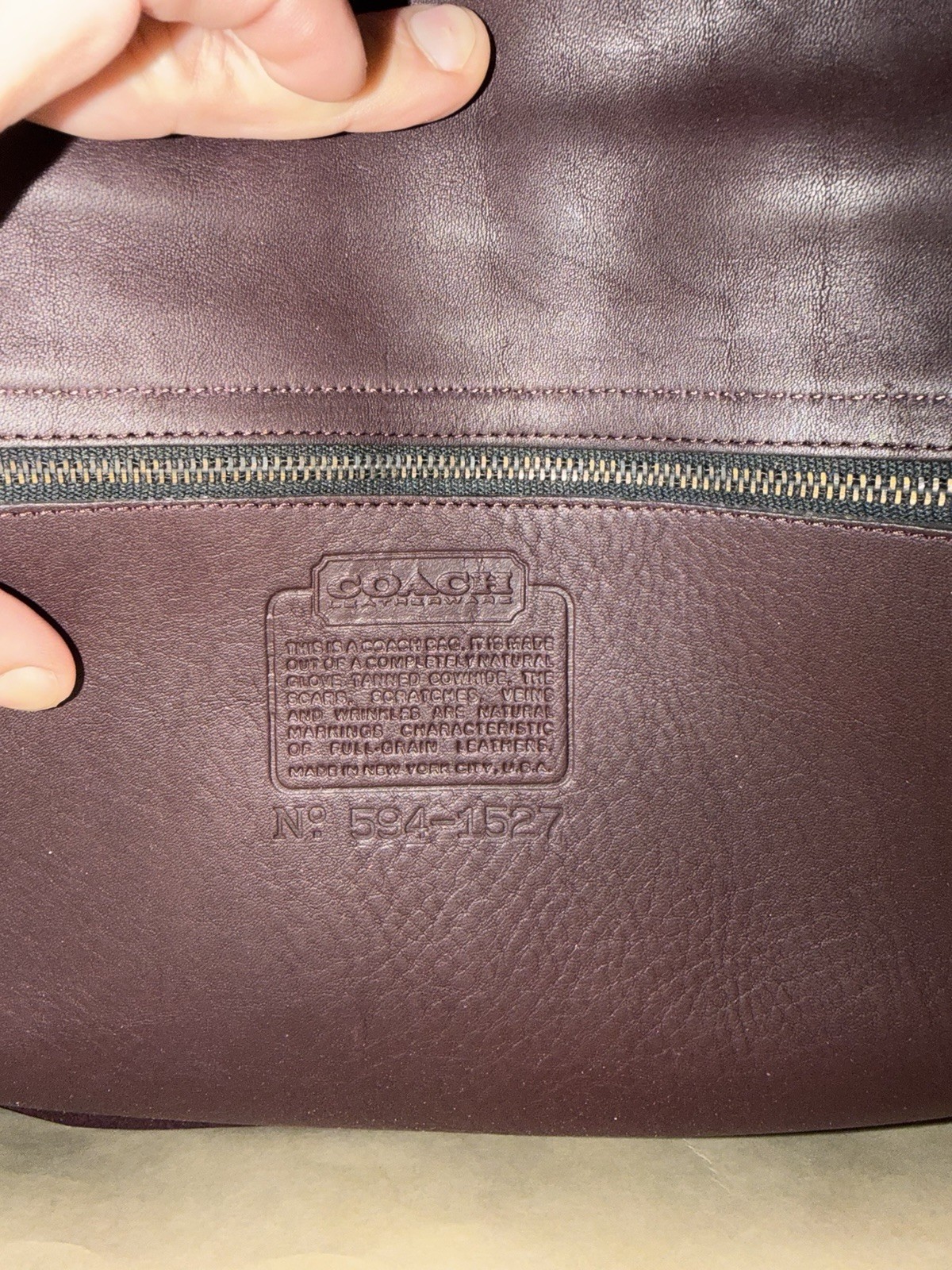 Coach Metropolitan Briefcase -NWT – Deadstock – Full Set – 1970s – Made In NYC