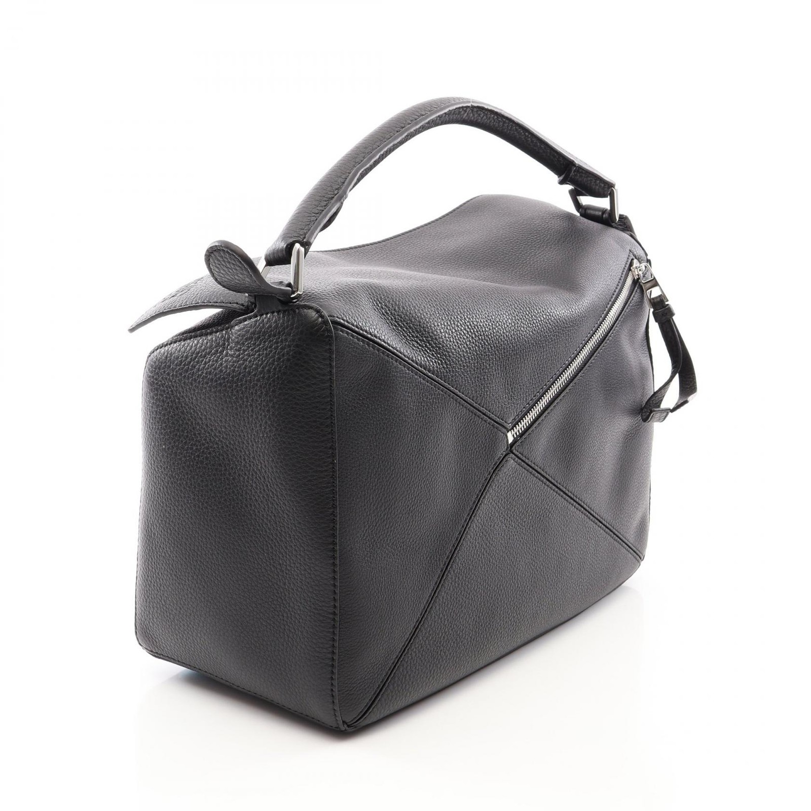 LOEWE Puzzle Bag Large shoulder crossbody Handbag B510PNLX031100 leather Black