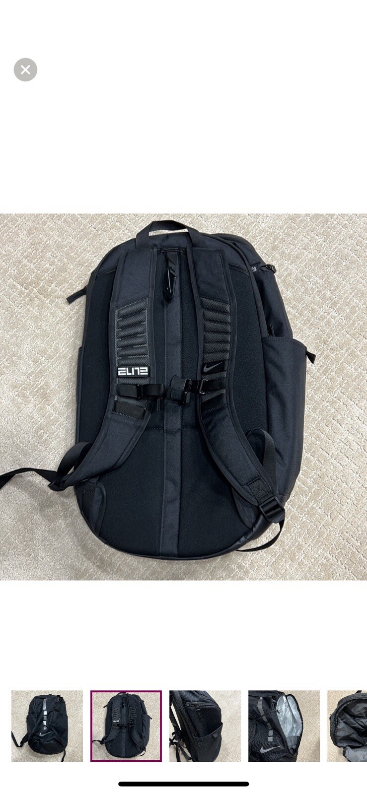Nike Hoops Elite Pro Basketball Backpack – Black