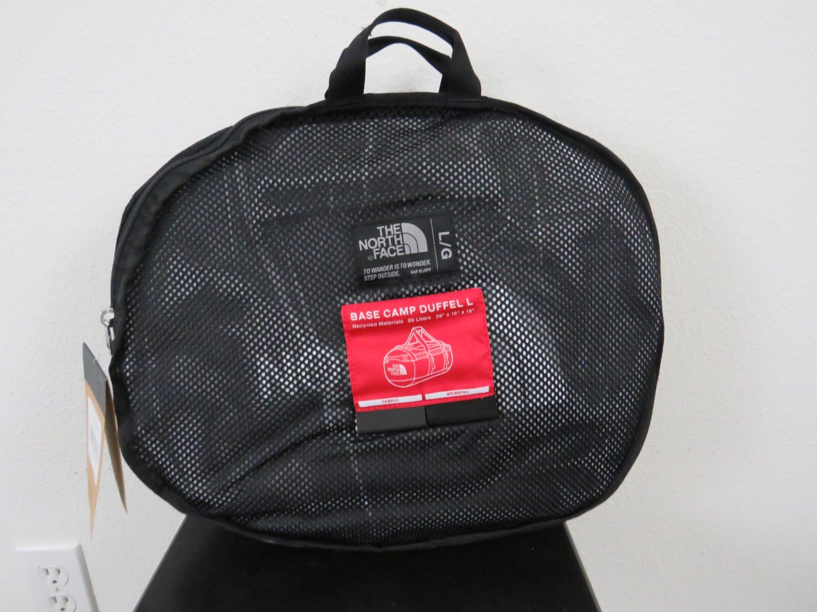 The North Face Large Base Camp Duffel Packable Travel Backpack – TNF Black NPF