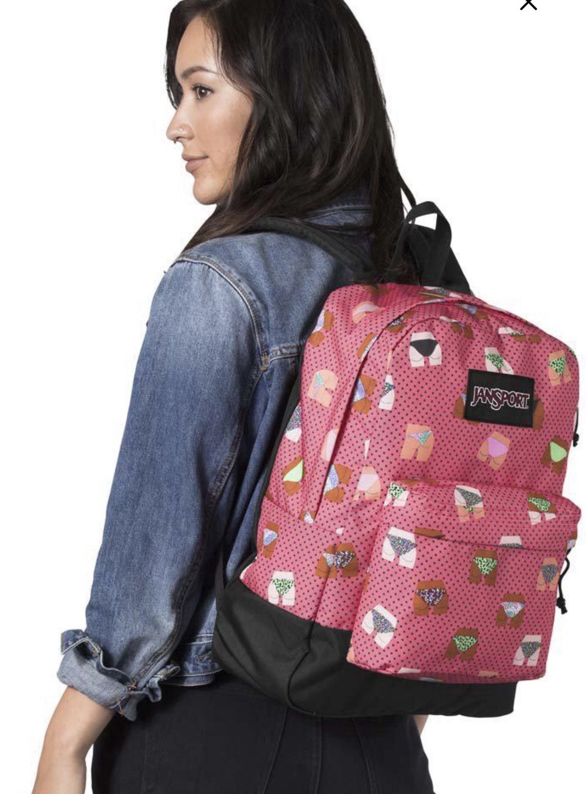 Jansport Backpack New With Tags Beach Bum Print Bikini Bottoms Print Summer