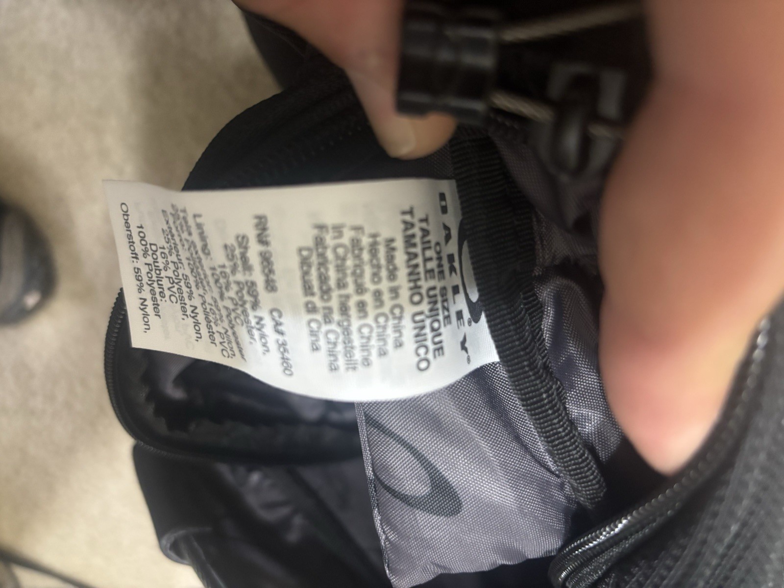 Oakley Tactical Field Gear Backpack Black Hard Shell Laptop Travel Bag Rare
