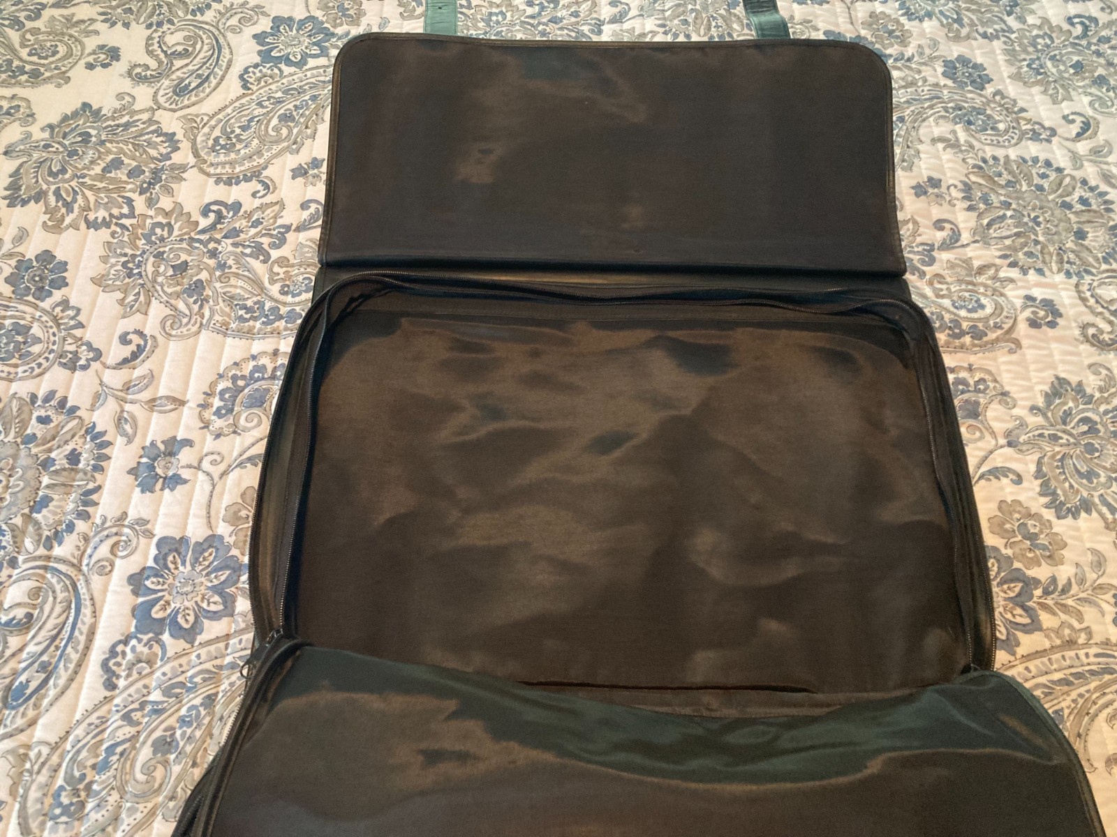 VINTAGE, PORSCHE DESIGN, HARD SIDED LEATHER BRIEFCASE WITH SADDLE BAG. C~VIDEO!!