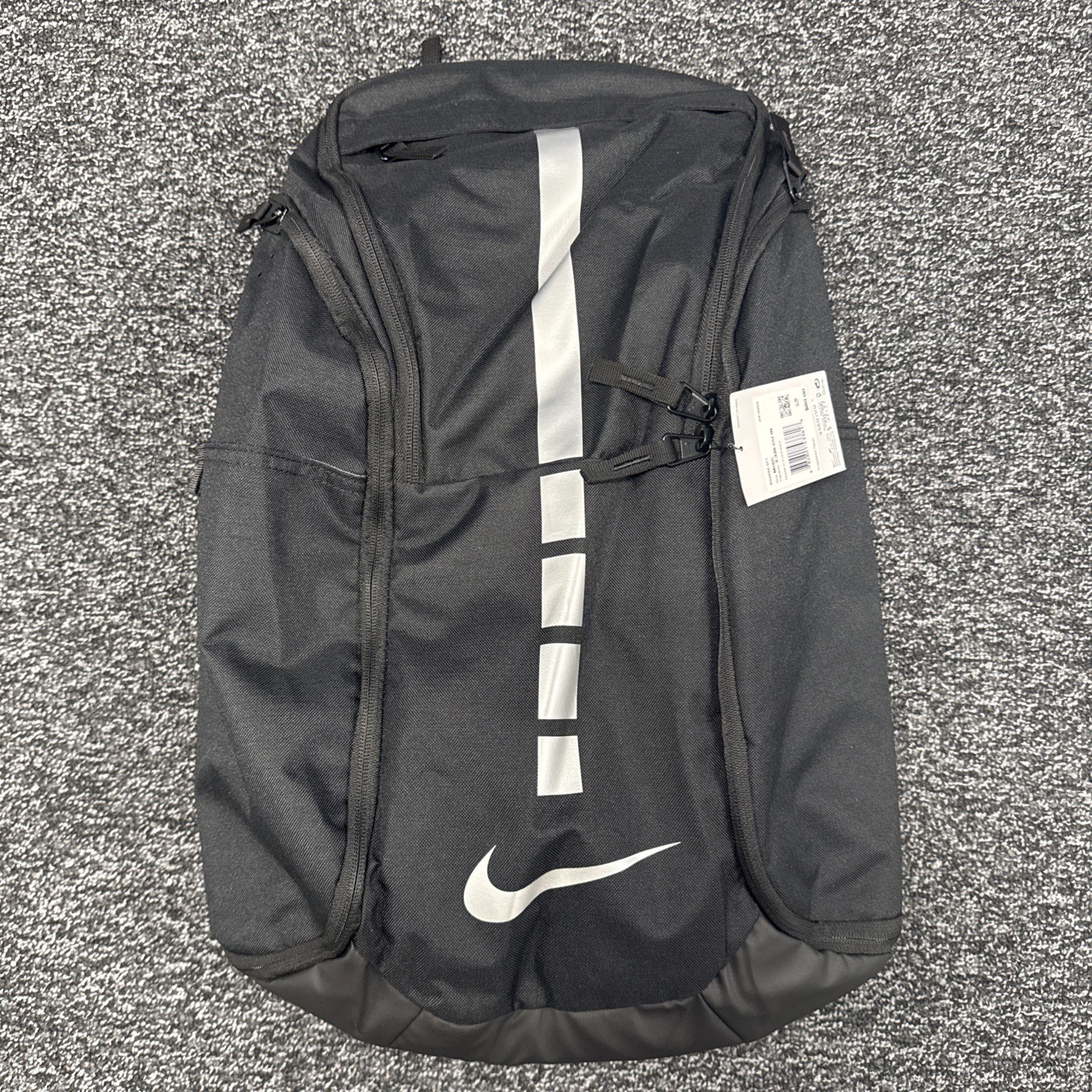 Nike HOOPS ELITE PRO Backpack Bag Black Silver BA5554 011 NEW