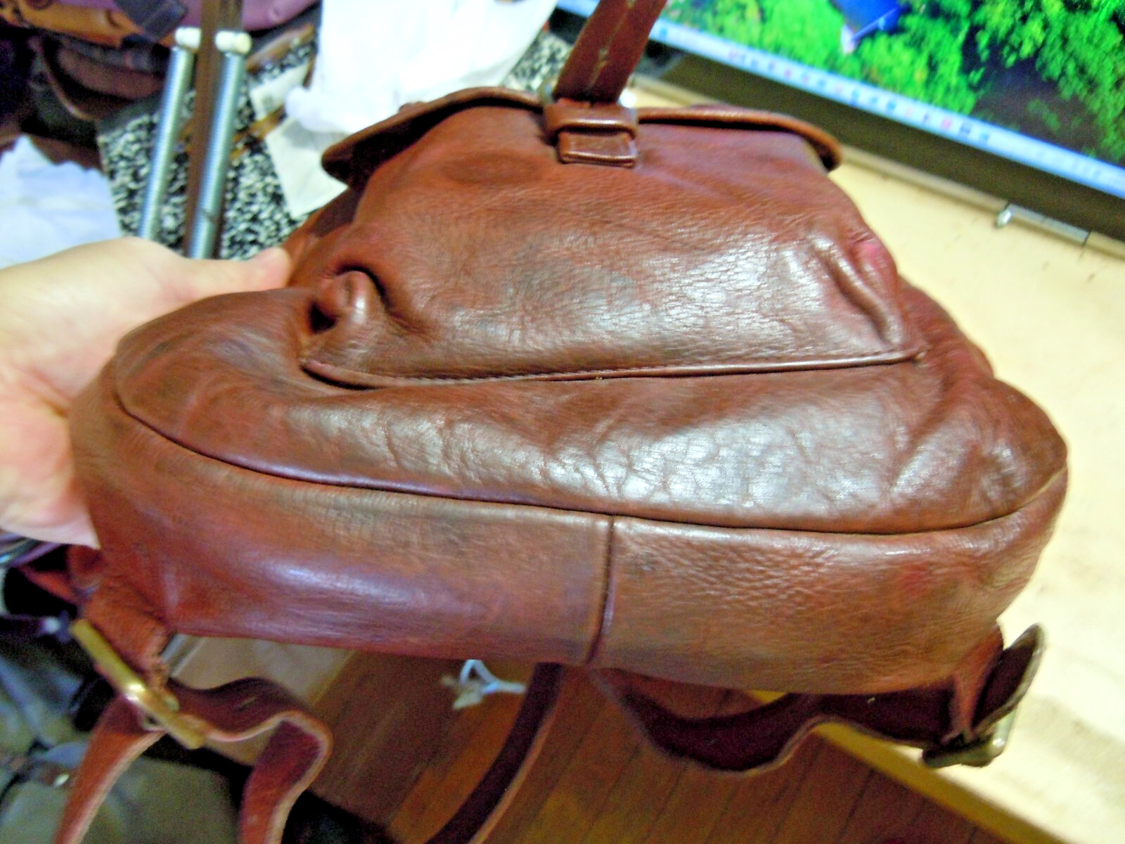 VTG ROBEAT CHEAU Saddle Leather backpack made in USA (on sale)