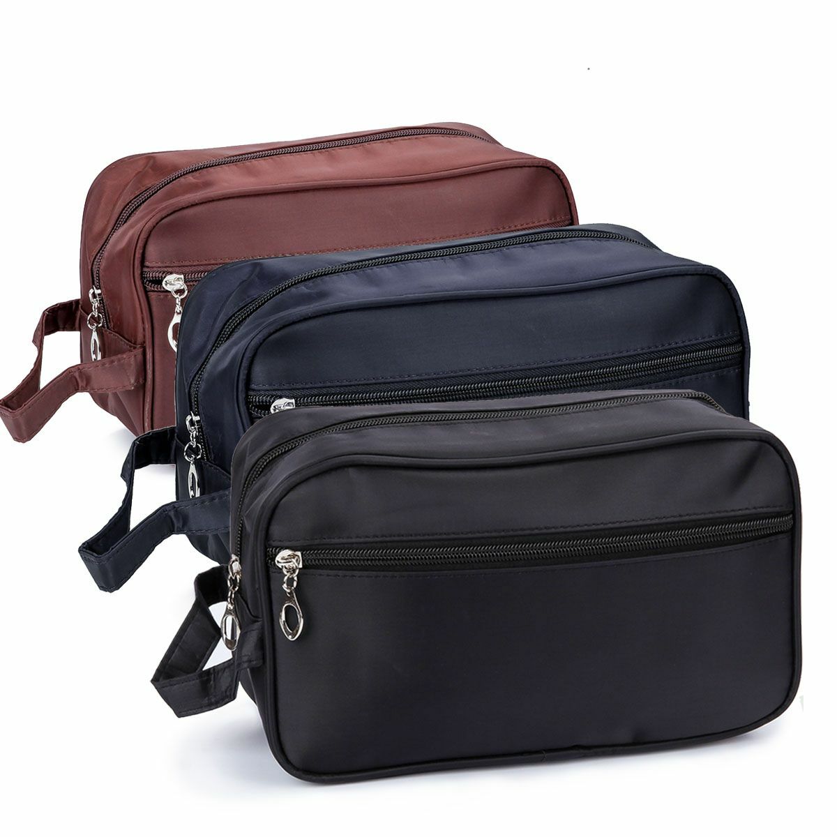 Mens Womens Travel Toiletry Bag Dopp Kit Cosmetics Makeup Shaving Organizer US