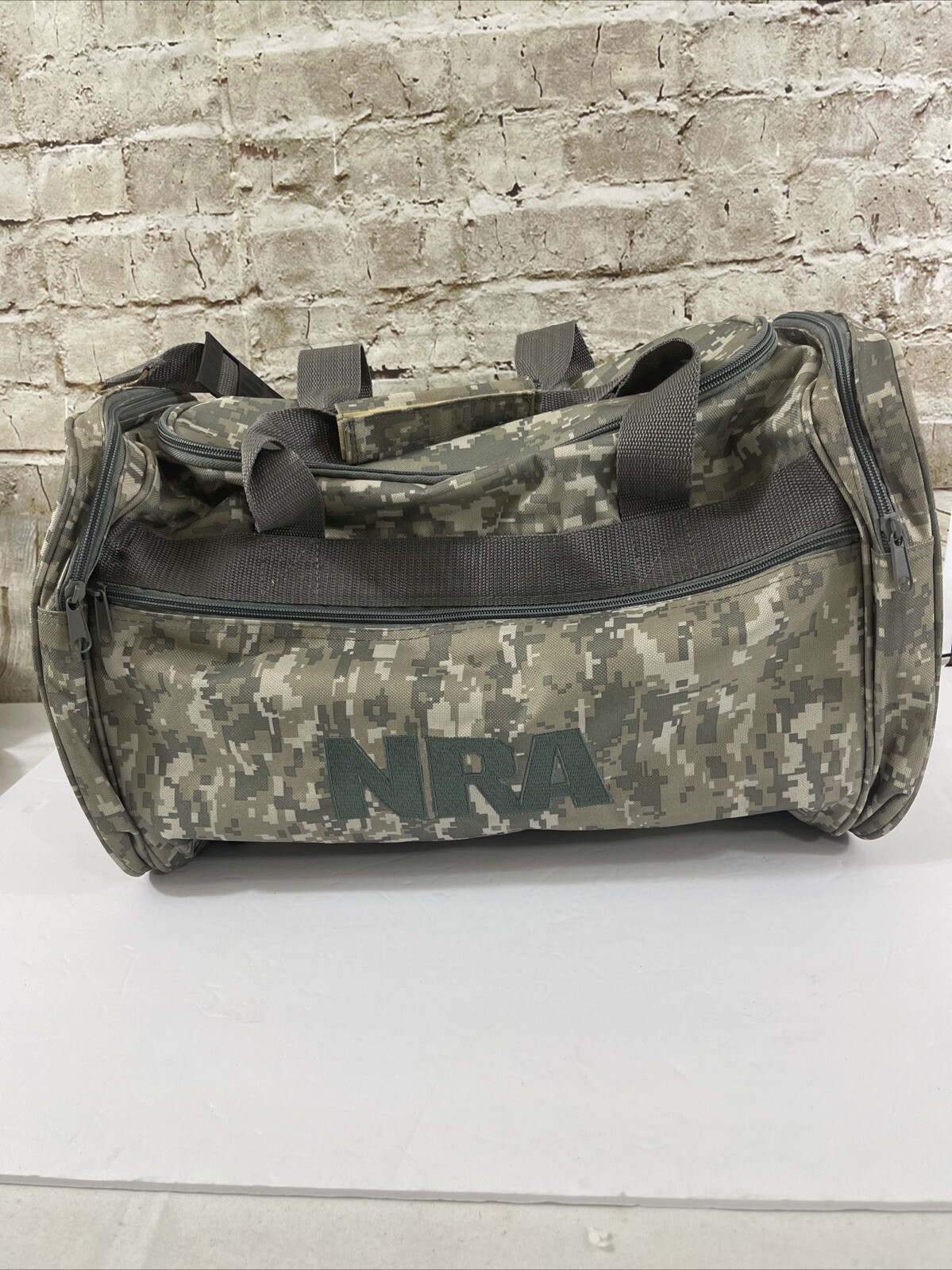 NRA Duffle Bag Digital Camouflage Travel Tote National Rifle Association Camo