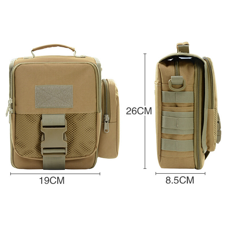 Outdoor Tactical Briefcase Shoulder Messenger Men Laptop Messenger Bag Handbag