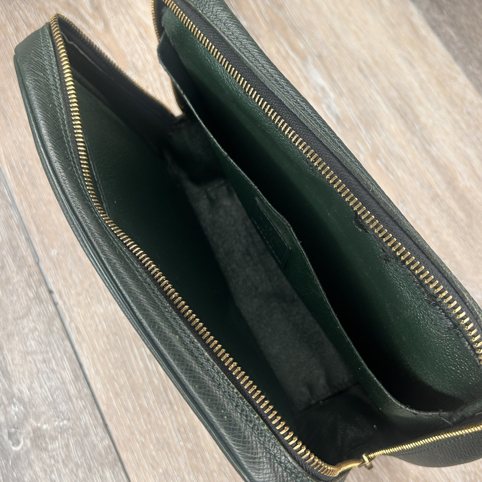 Louis Vuitton Taiga Leather Toiletry Pouch –Authentic, Made in Spain w/COA