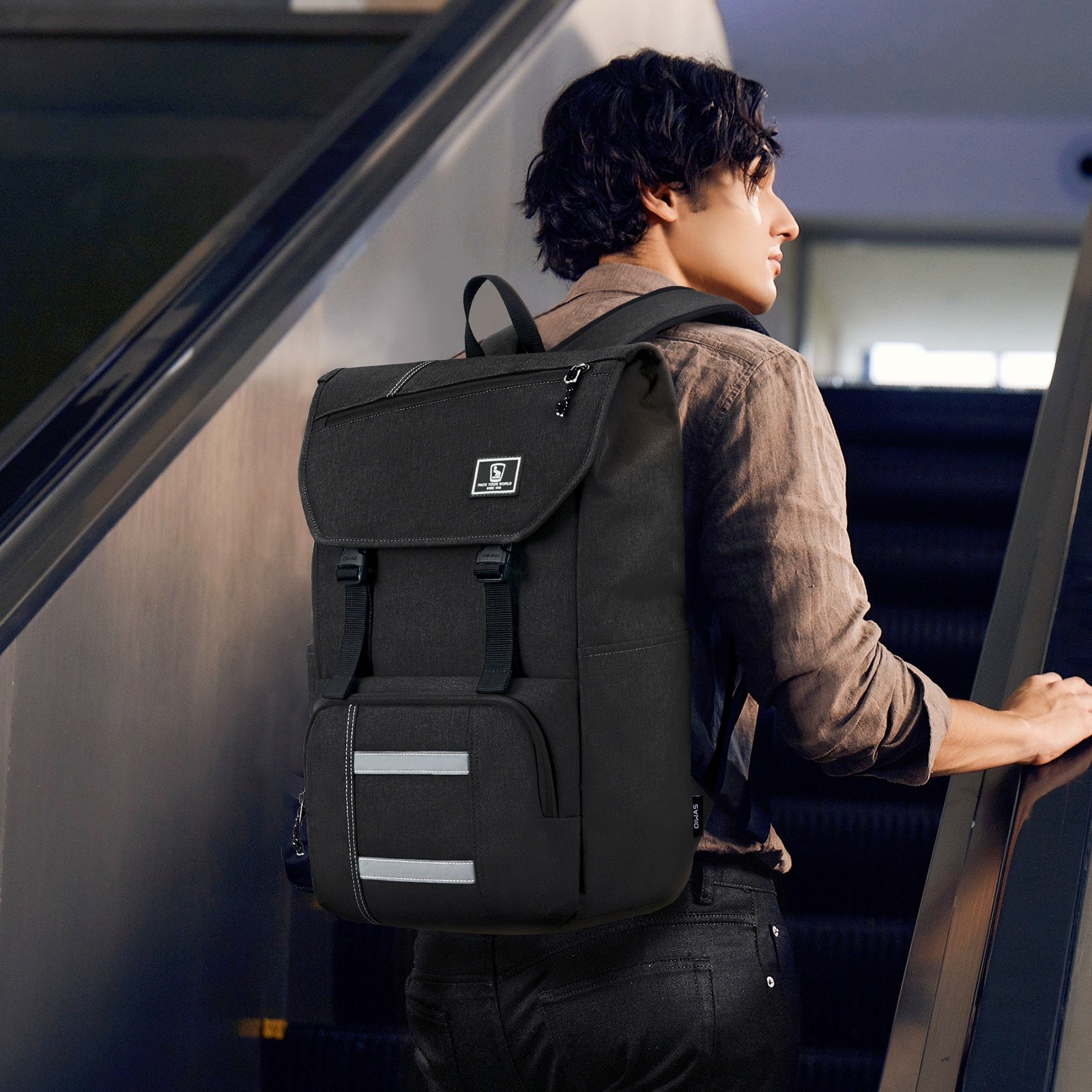 OIWAS Travel BackPack School Sport Bag 15.6″ Laptop Backpack For Men’s Business
