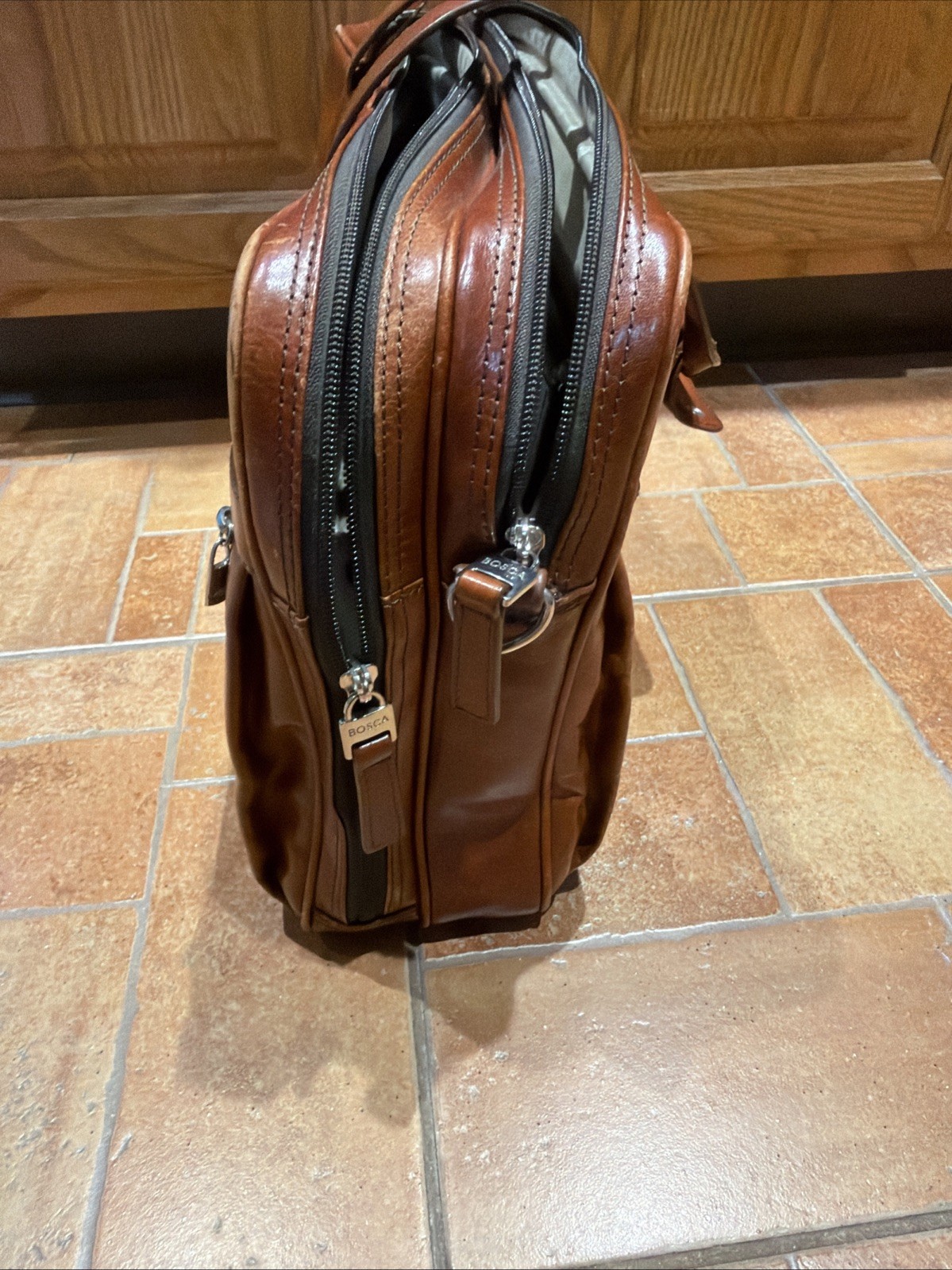 Bosca Brown Men’s Briefcase