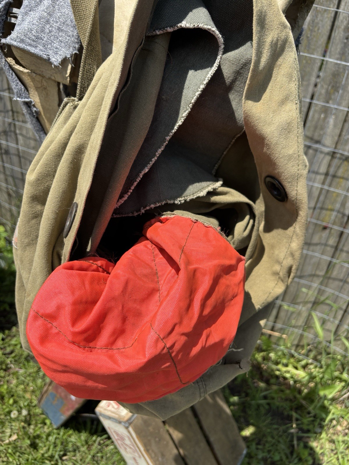 VTG Army Expedition Duffel Bag Thrashed Retro Classic USA Camo