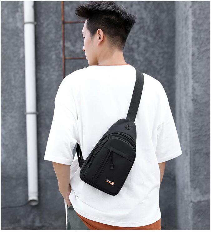 Crossbody Bag Large Capacity Front Chest Bag Tactics Pack for Man Women
