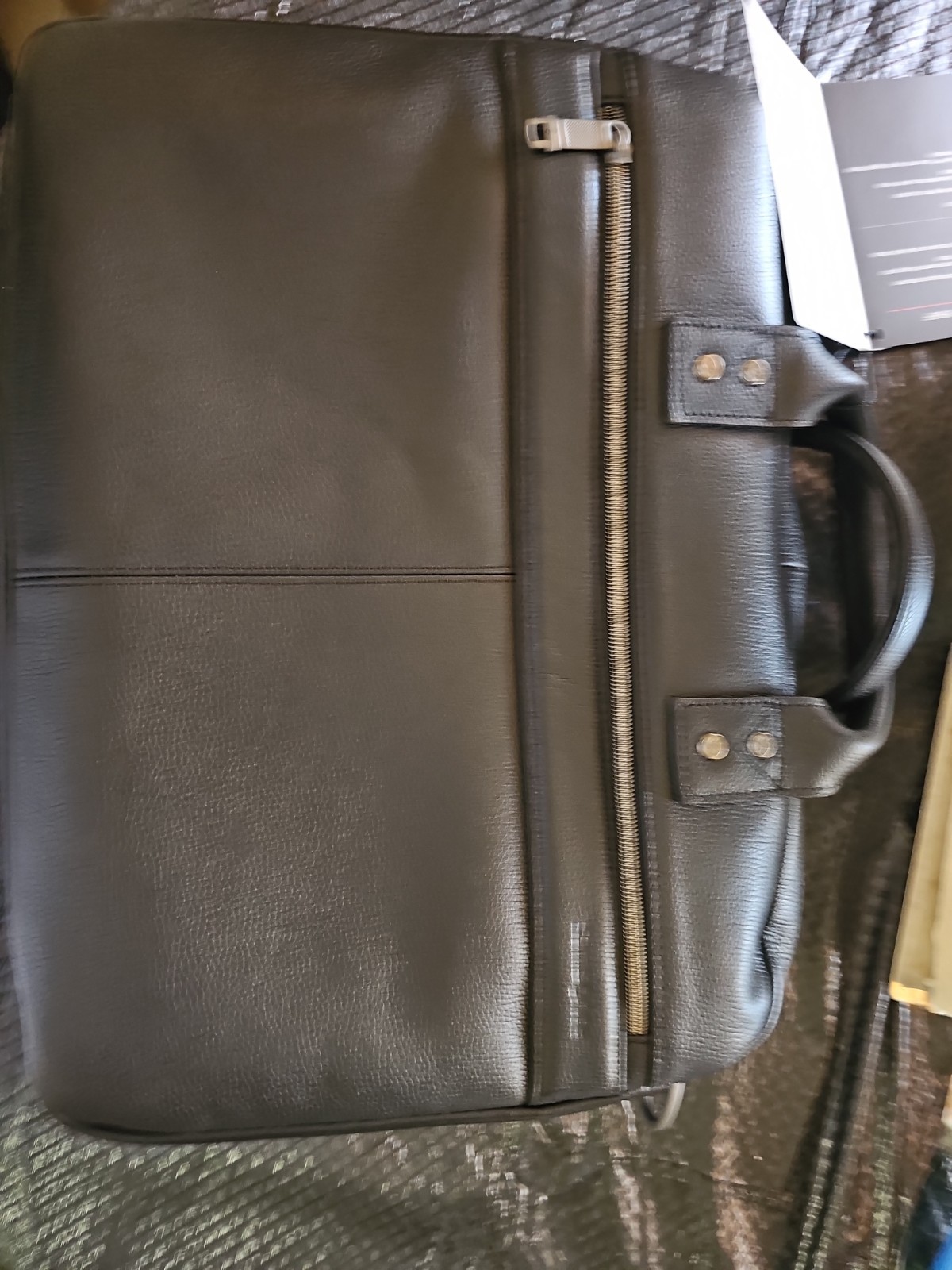 Samsonite Classic Leather Toploader Black 126038-1041