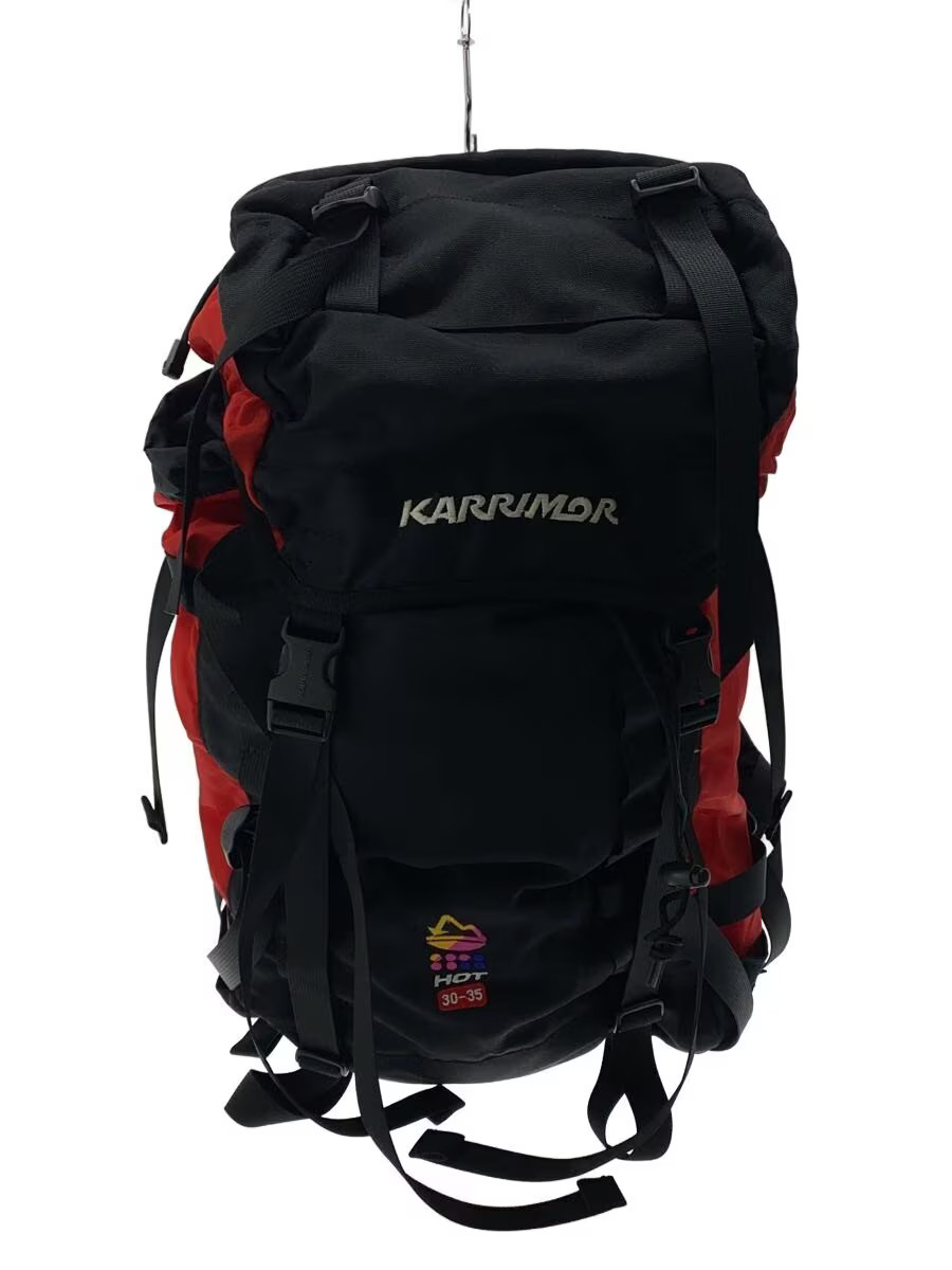 KARRIMOR Backpack, Nylon, Black, Plain, Hot, Size 30-35