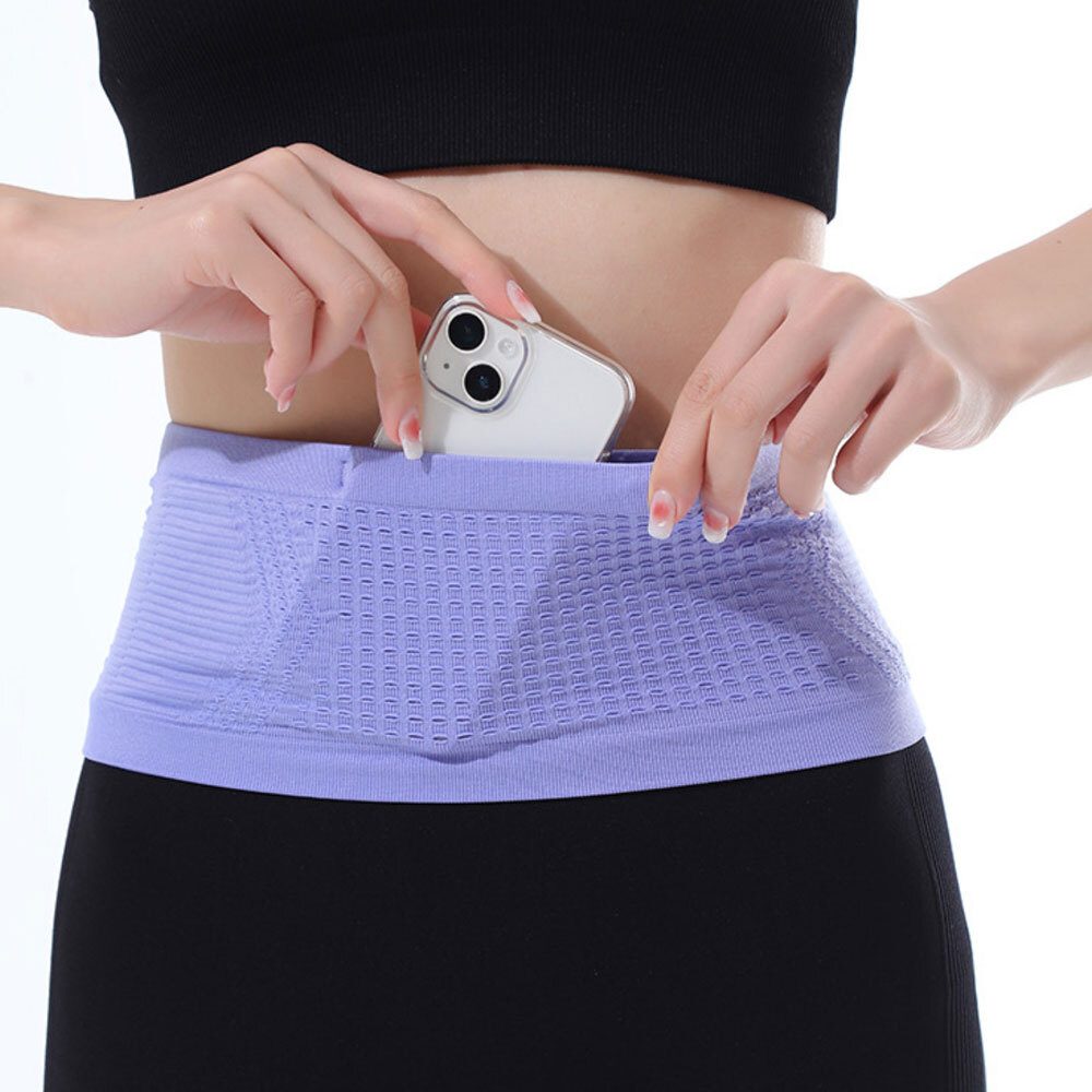 Multifunctional Knit Breathable Concealed Waist Bag for Running ET