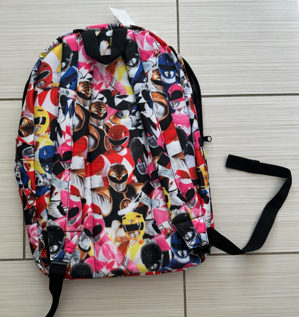 NEW Original Mighty Morphin Power Rangers Superhero Bag Backpack