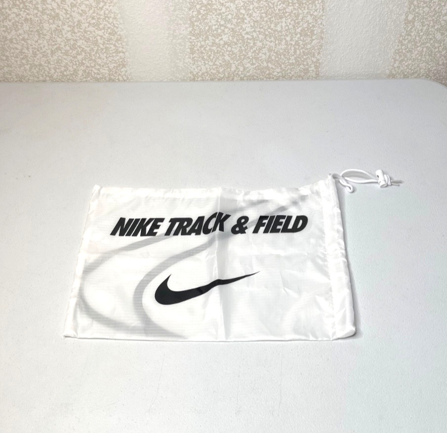 Nike Track & Field White Drawstring Shoe Gym Bag