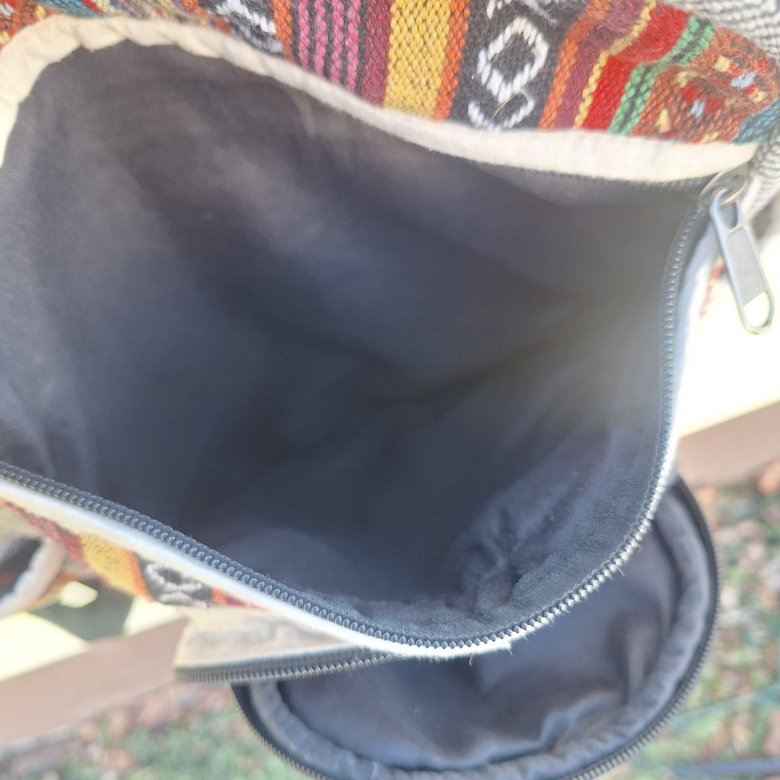 Hemp Backpack Himalayan Hemp Southwestern Aztec Chevron Boho Hippie Festival