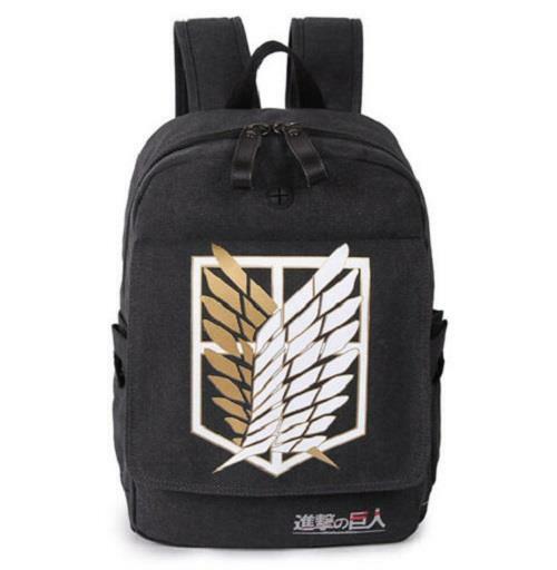 Attack on Titan Shingeki no Kyojin Cosplay Scouting Legion Backpack Bag B3