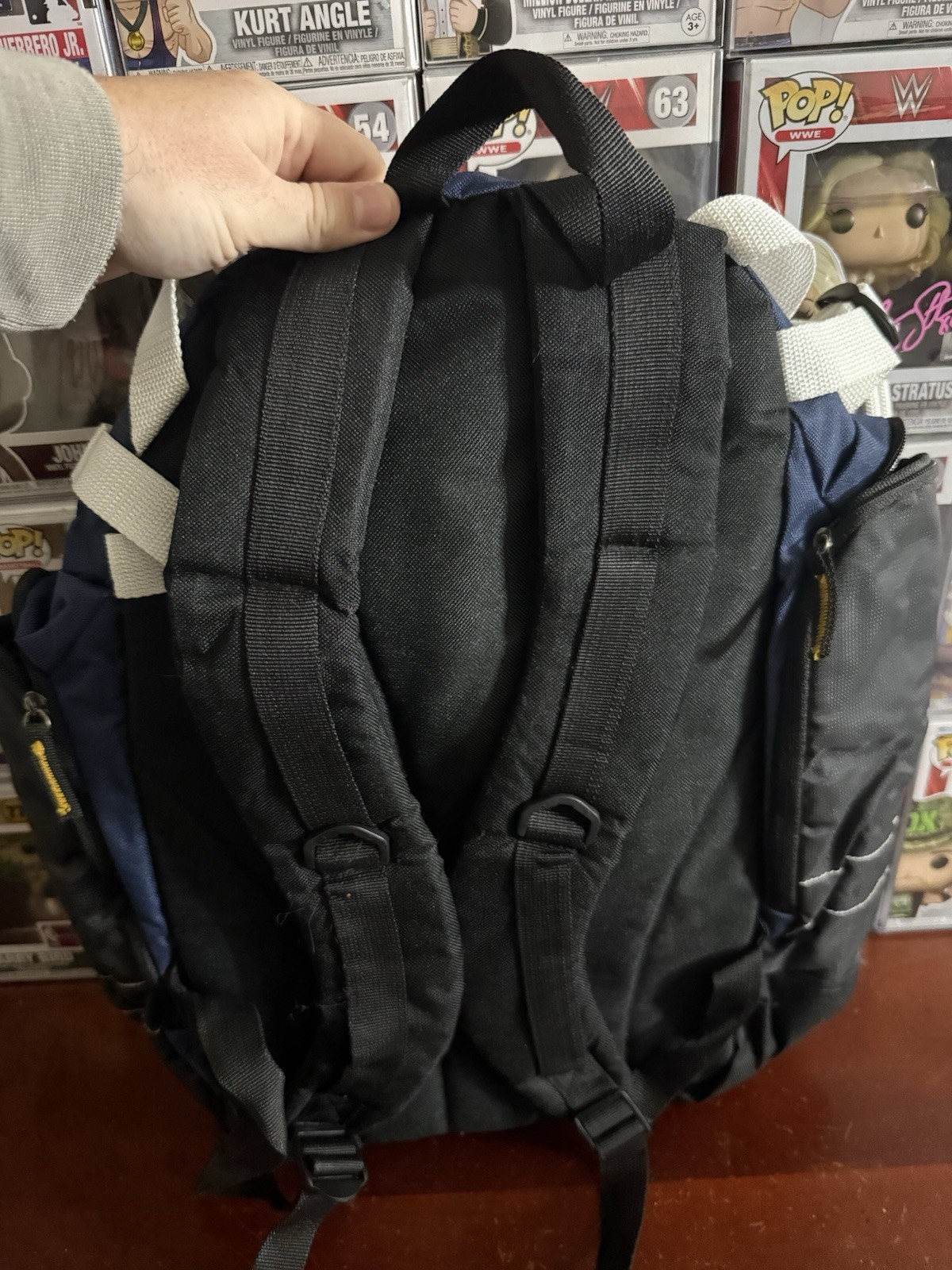 Dr Grind Skateboards HTF Rare Backpack – Black And Blue – Excellent
