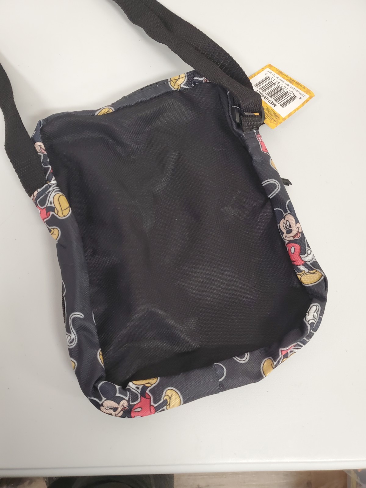Fast Forward Disney Mickey Mouse Character Print Book Bag Satchel Over Shoulder