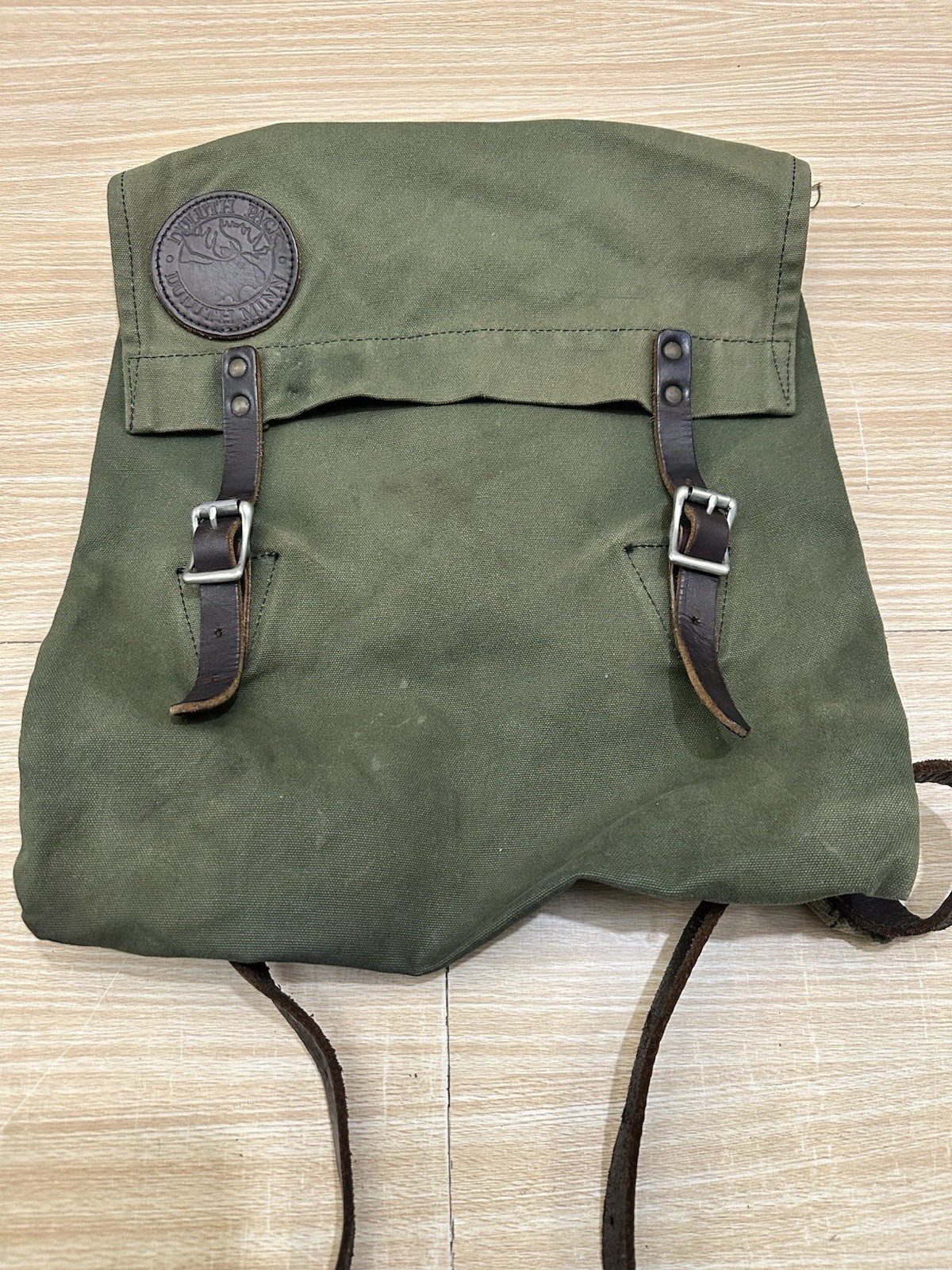 Duluth Pack Duluth Minn Backpack Unisex Everyday Scout Pack Green Canvas