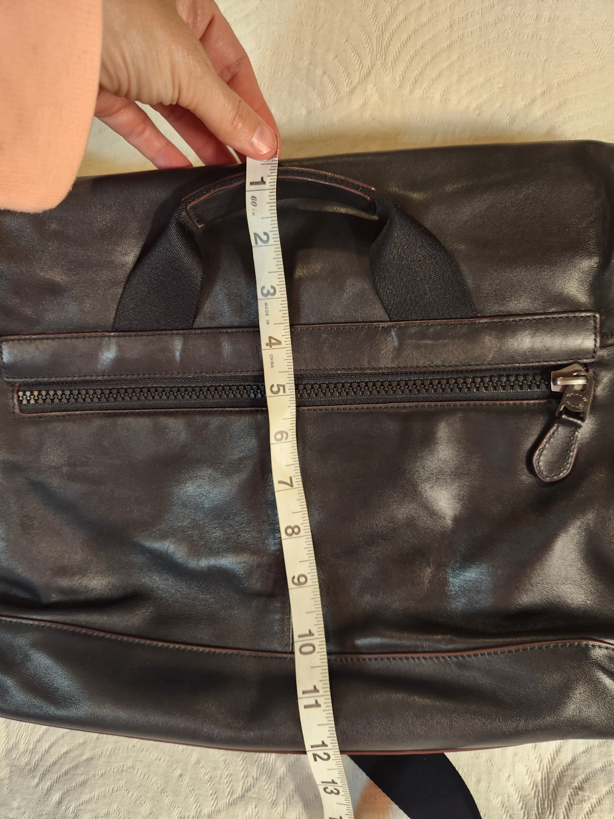 Coach Ranger Messenger Bag Real Leather Black Unisex