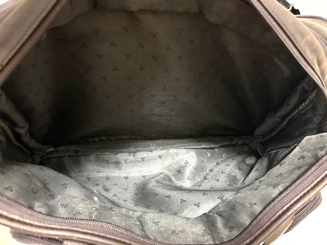 TUMI Briefcase Business Bag All Leather Brown