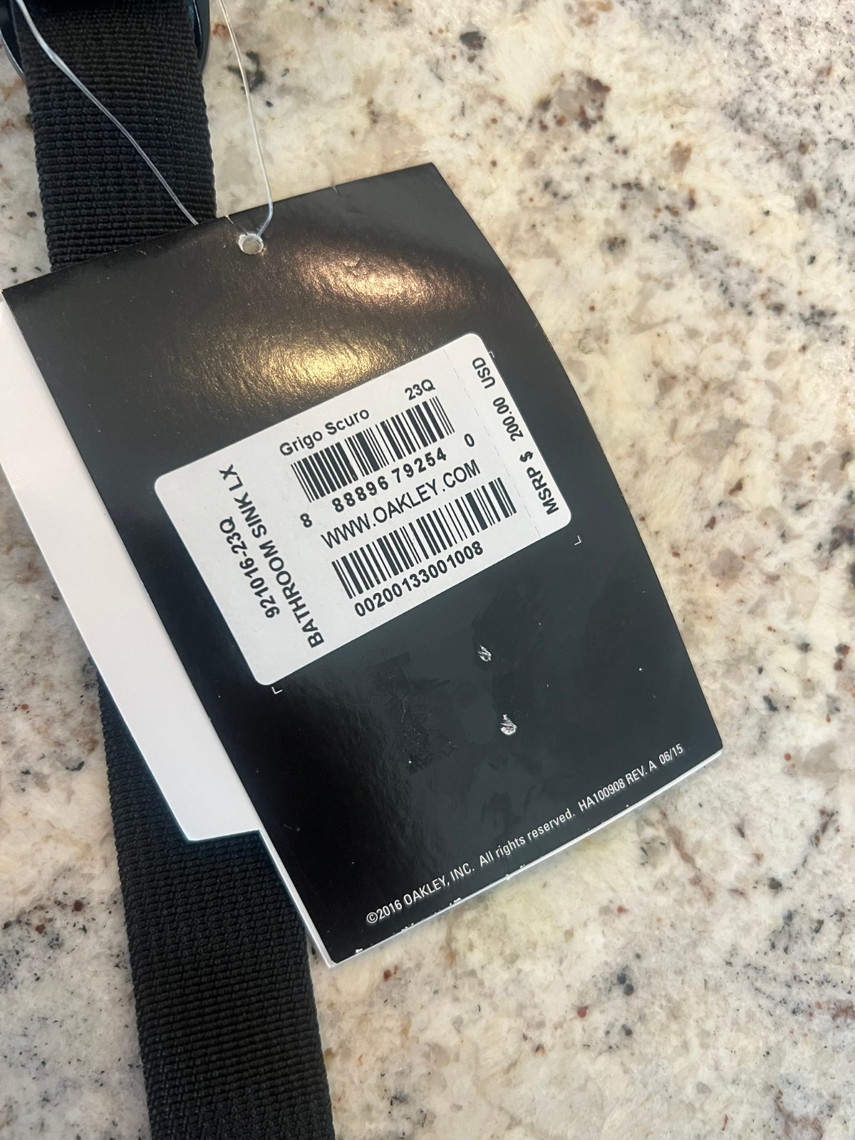 NEW Oakley Bathroom Sink Backpack. Black & Gray. Brand New with Tags NWT Perfect