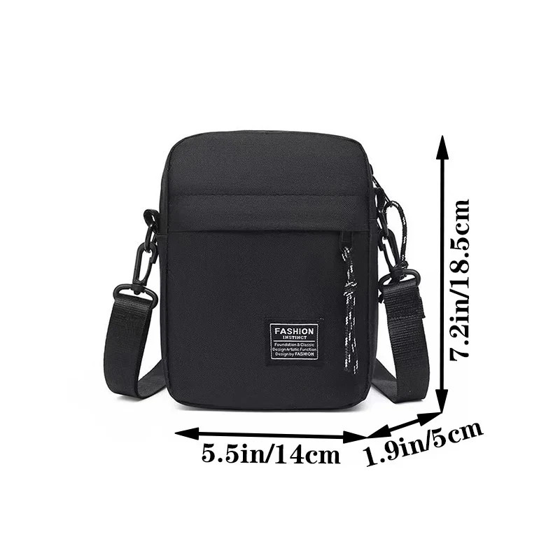 Men’s Shoulder Bag Crossbody Messenger Bag for Daily Travel & Casual Use
