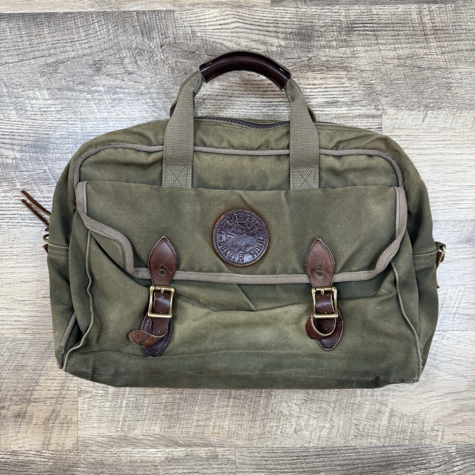 Duluth Trading Co. Computer Messenger Briefcase Bag No Strap