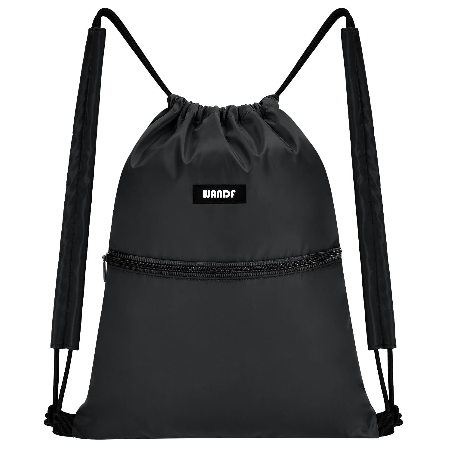 Drawstring Backpack Sports Gym Bag with Shoulder Pads Water Resistant String …