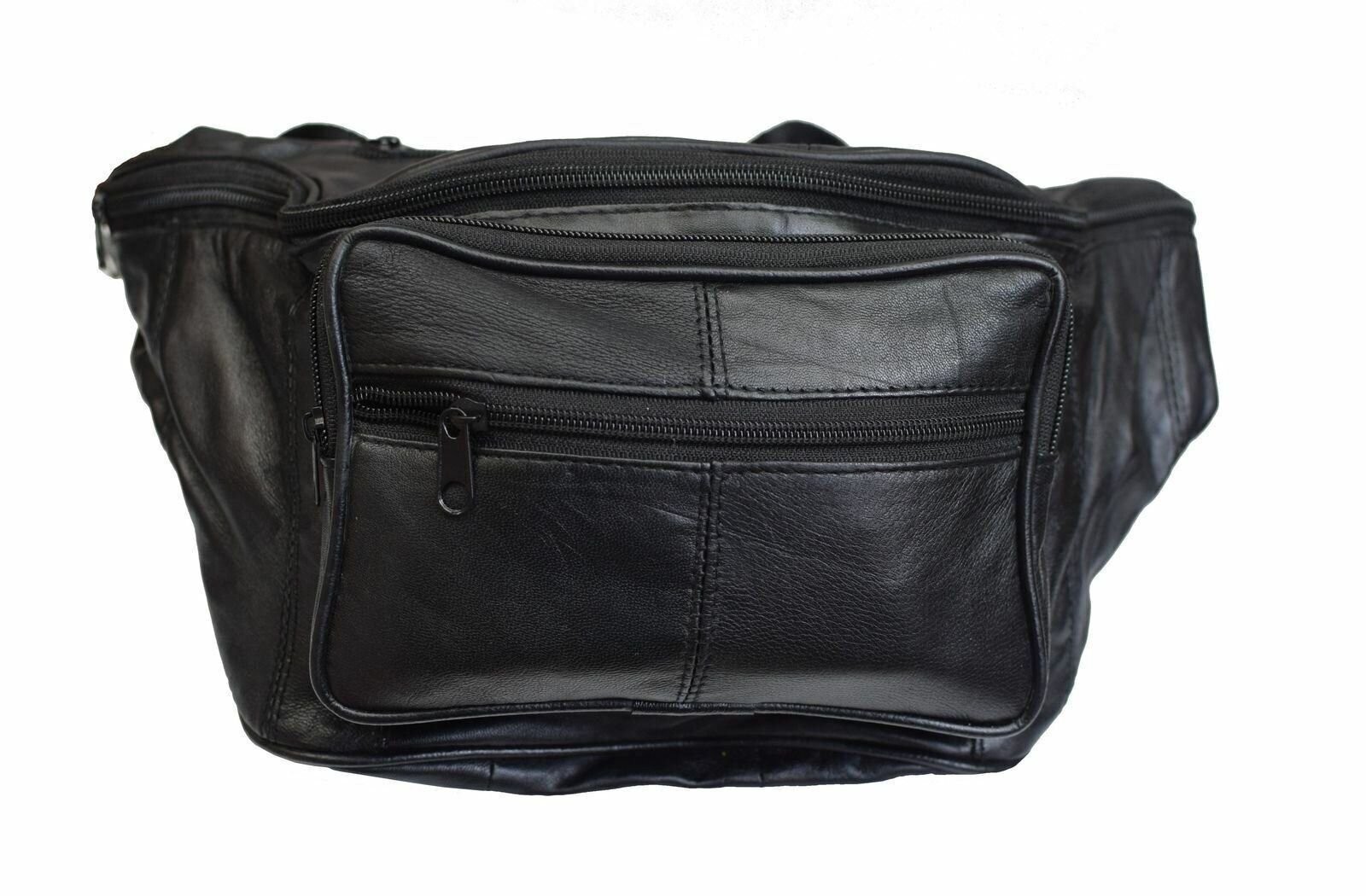 Genuine Leather Concealed Carry Weapon Waist Gun Pouch Fanny Pack Men Women New