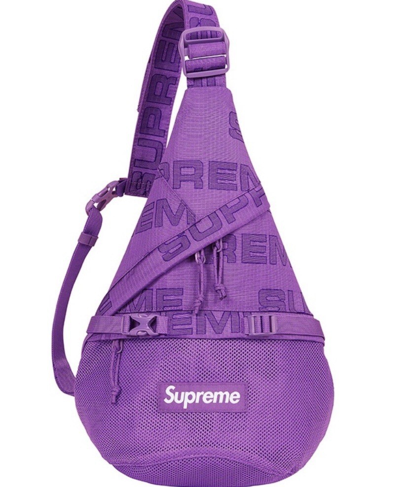 Supreme Sling Bag Purple FW21’ Brand New