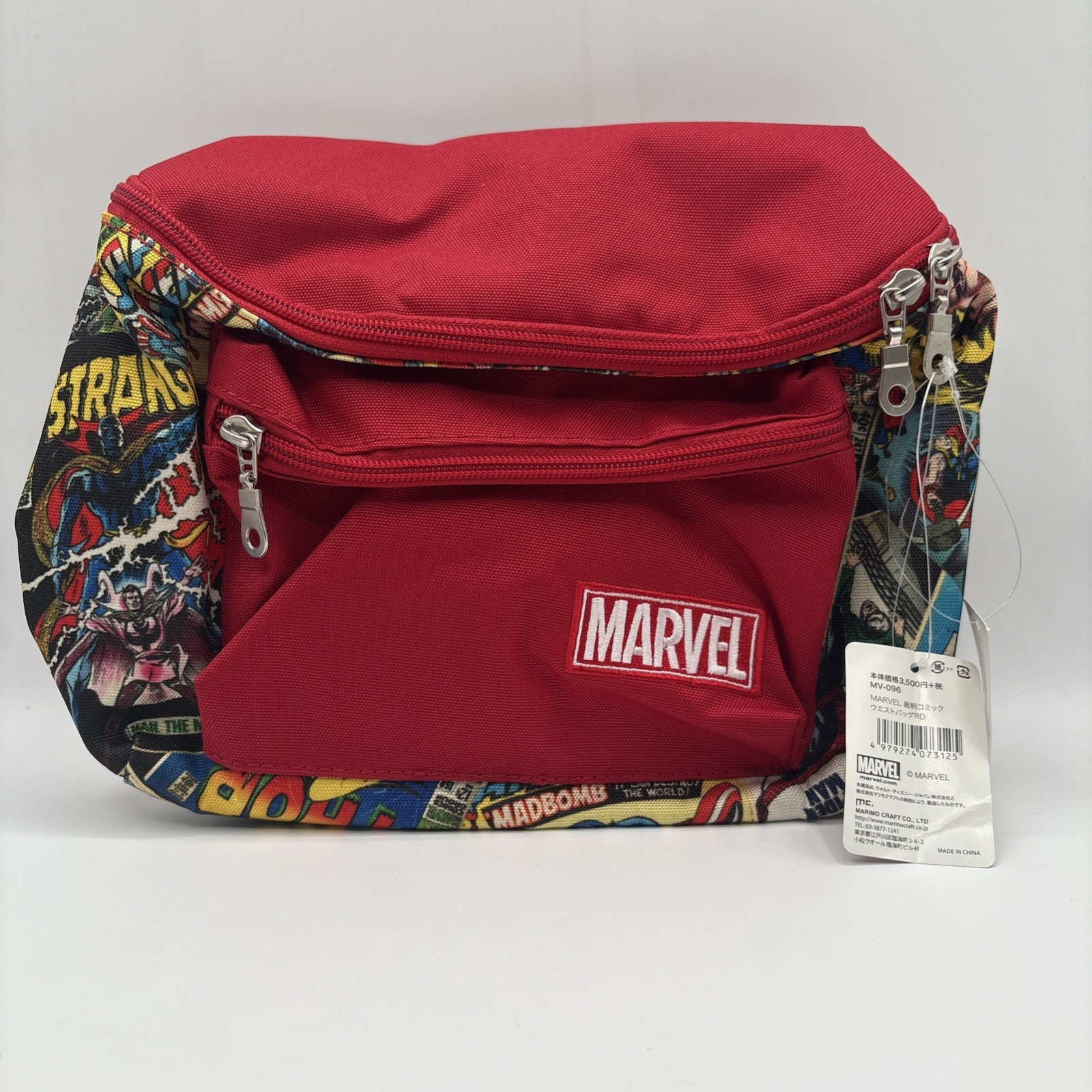 Marvel Comics Fanny/ Waist Pack Bag from Japan Marimo Craft Co Tag (Never Used)