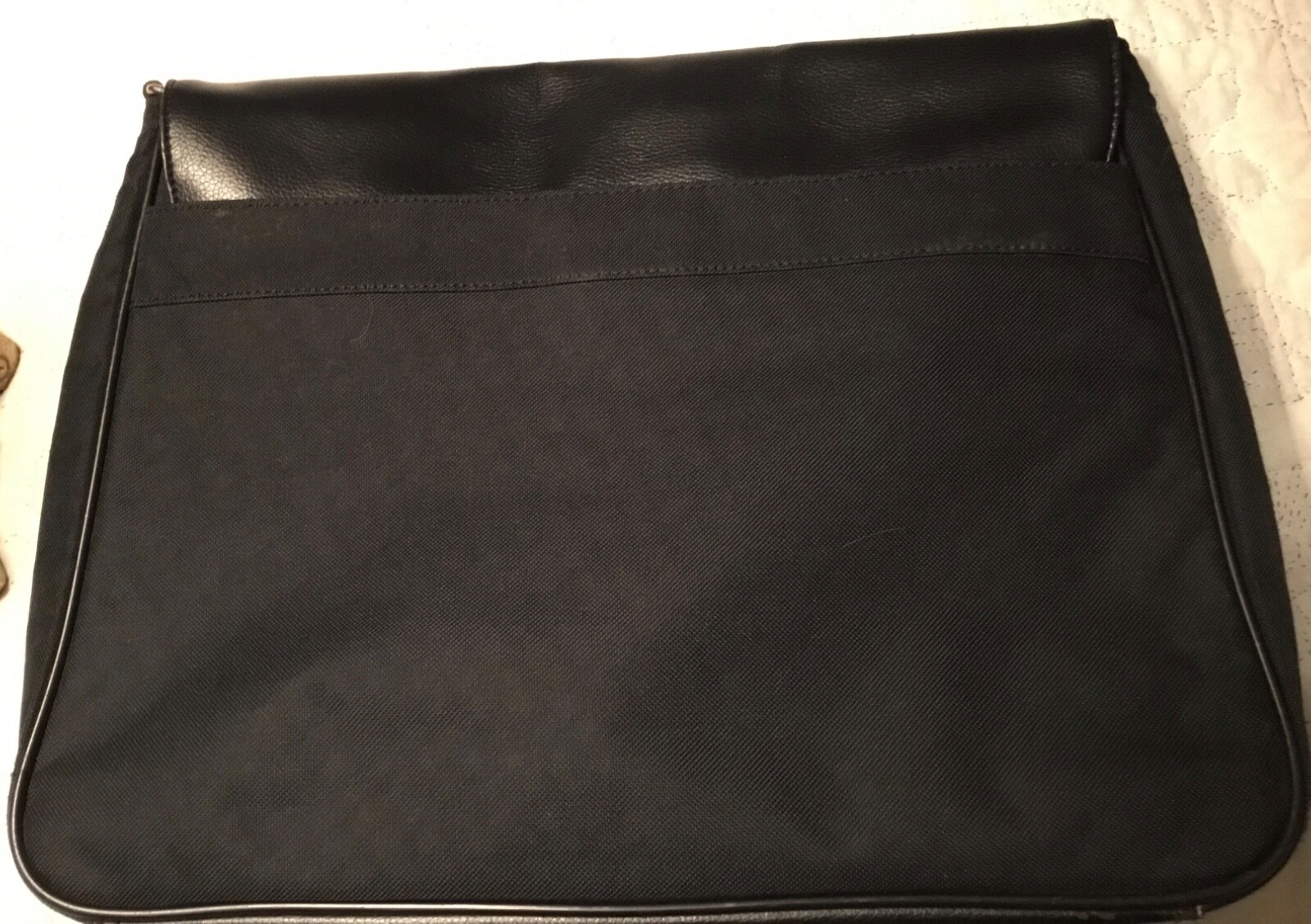 Joseph Abboud Black Messenger Bag