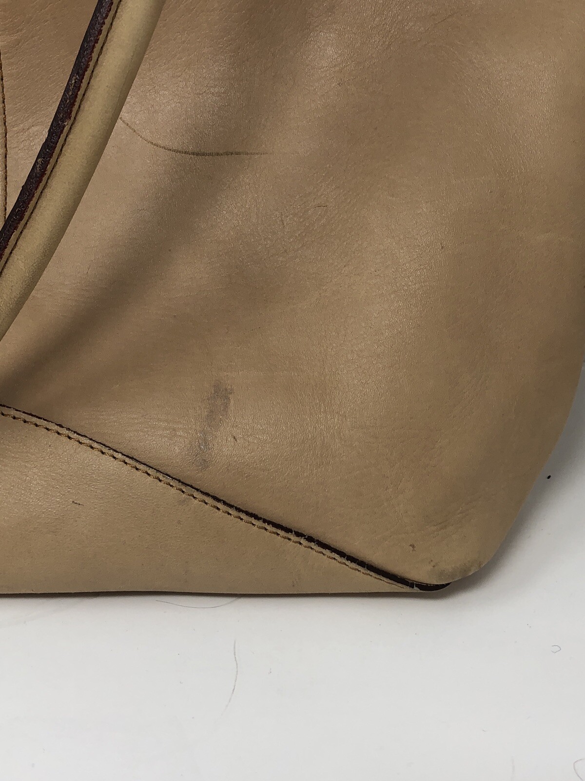 vtg Harness Collection By Michael Bianco Large Leather Shoulder Bucket Bag Purse