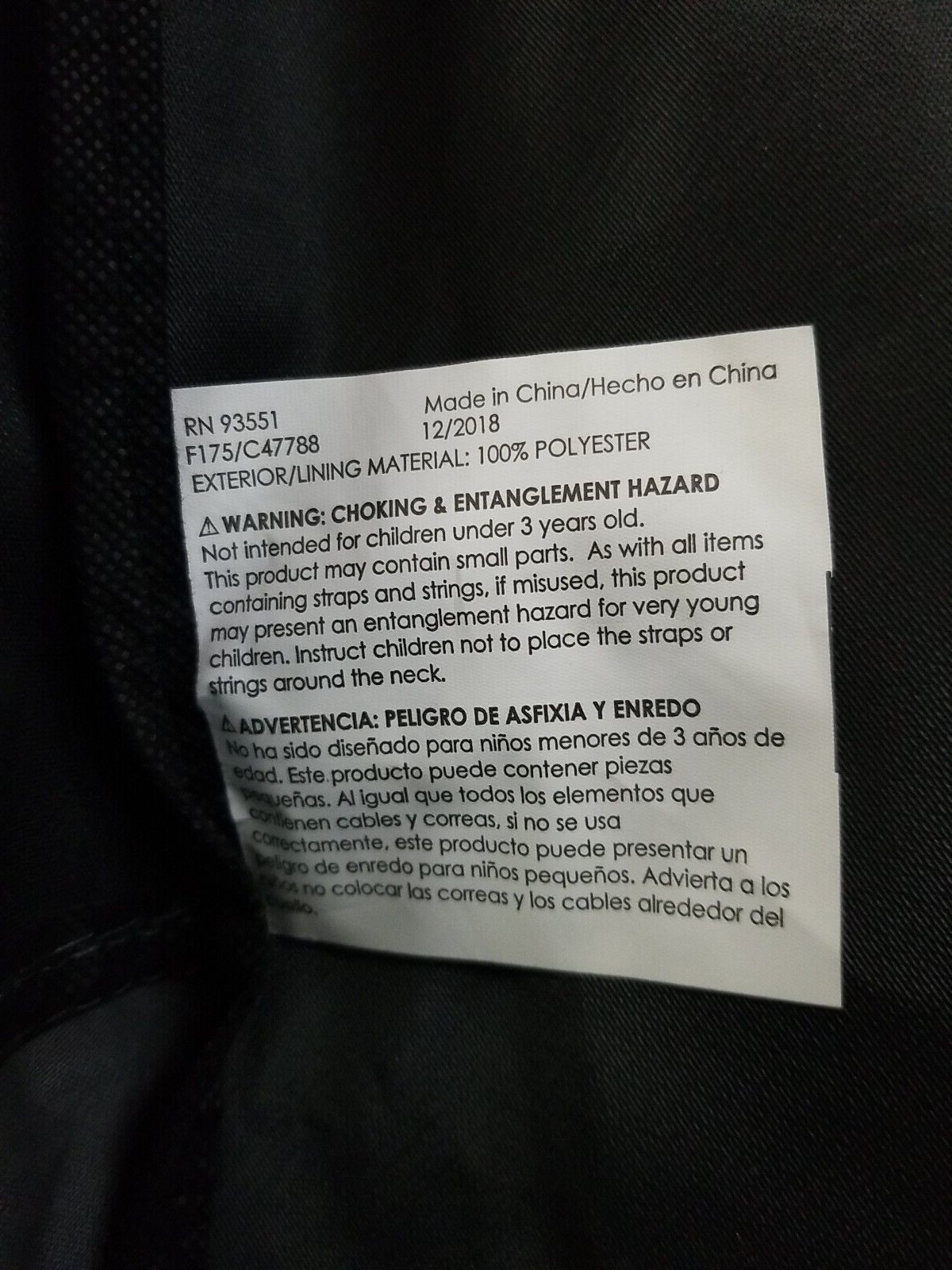 Trailmaker Backpack Heritage Collection 18” NWT Black Bag Turquoise Blue Trim