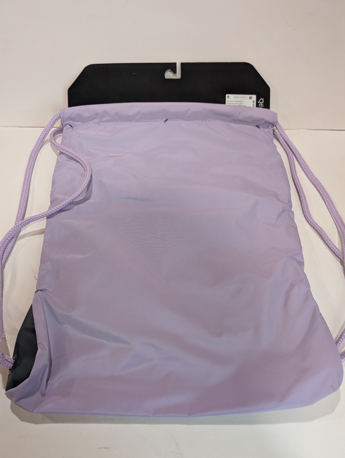 Adidas Alliance Sackpack Drawstring Backpack 14″x18″ Purple Gym Bag New