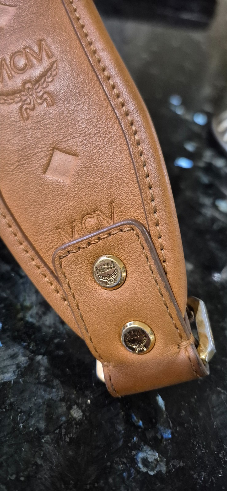 MCM ….. neo duke logo monogram ….backpack