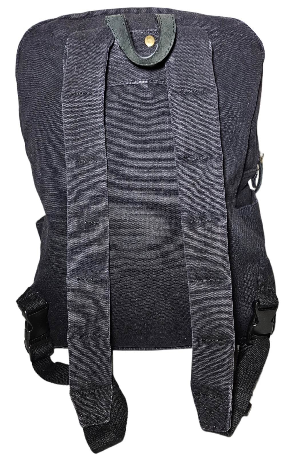 Pendleton Vintage Backpack Western Geometric Wool Leather Black See Description