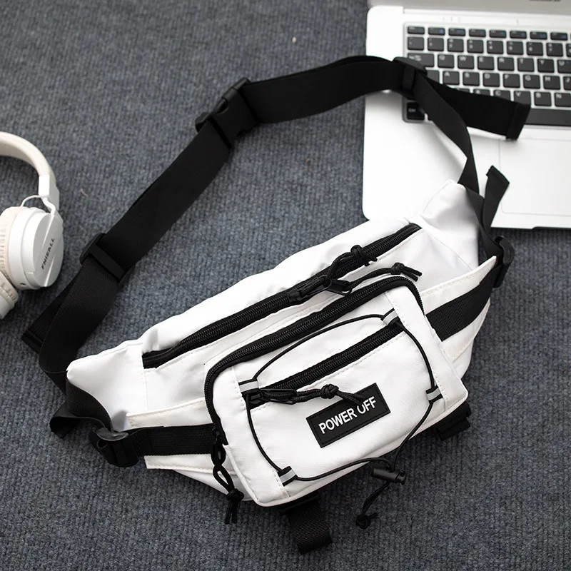 Punk Hip Hop Tactical Techwear Chest Bag Unisex Waterproof Crossbody