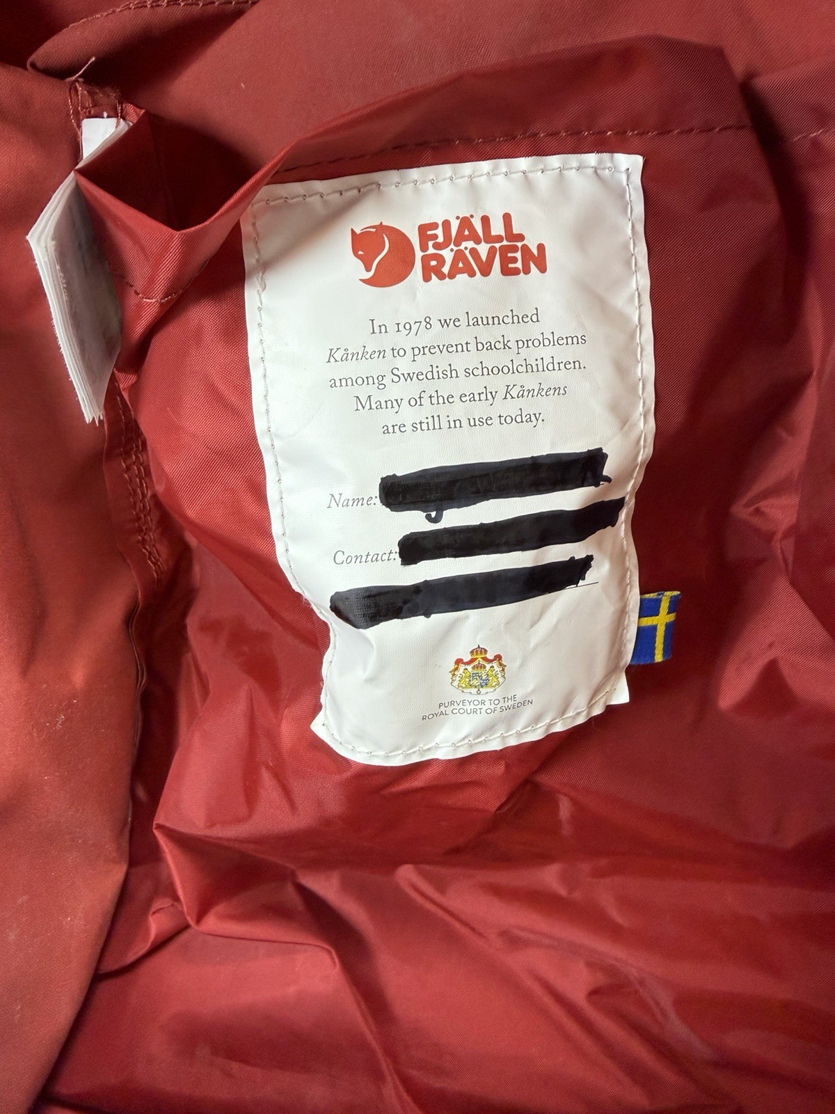 Fjallraven Kanken Classic Backpack 23510 Sweden Canvas 16L – Ox Red