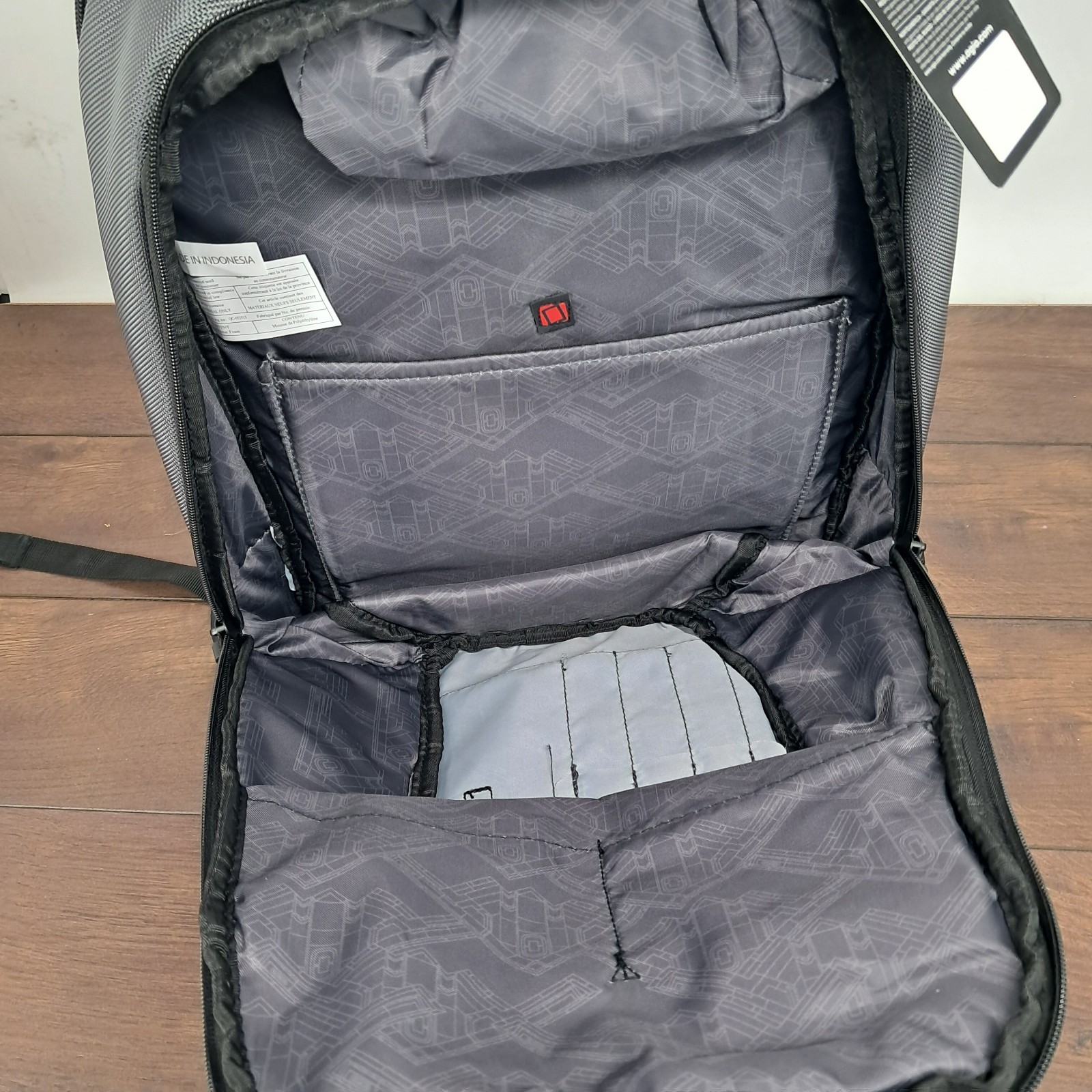 OGIO Metallic GRAY Ace Backpack fleece lined backpack With TD Synnex Lenovo Logo