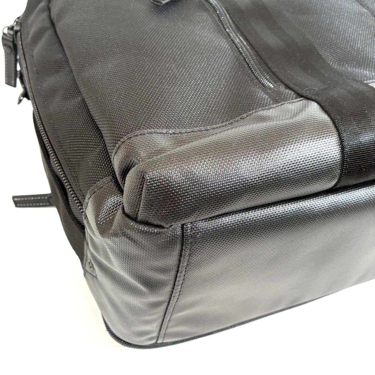 BERMAS Bauer3 3-Way Briefcase Black Nylon Men Shoulder Backpack