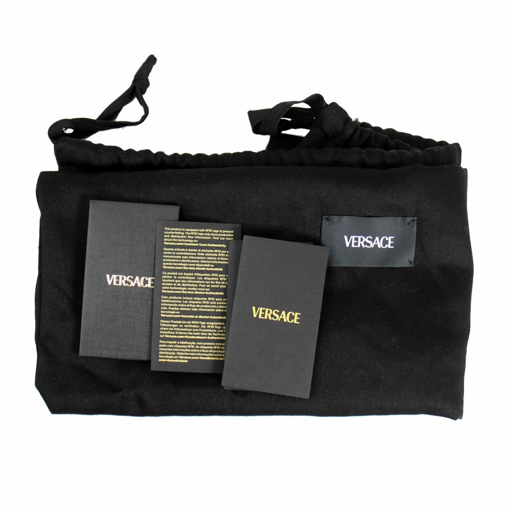 BRAND NEW VERSACE MEDUSA BLACK QUILTING LEATHER BACKPACK 1020707 1A03912 1B00V