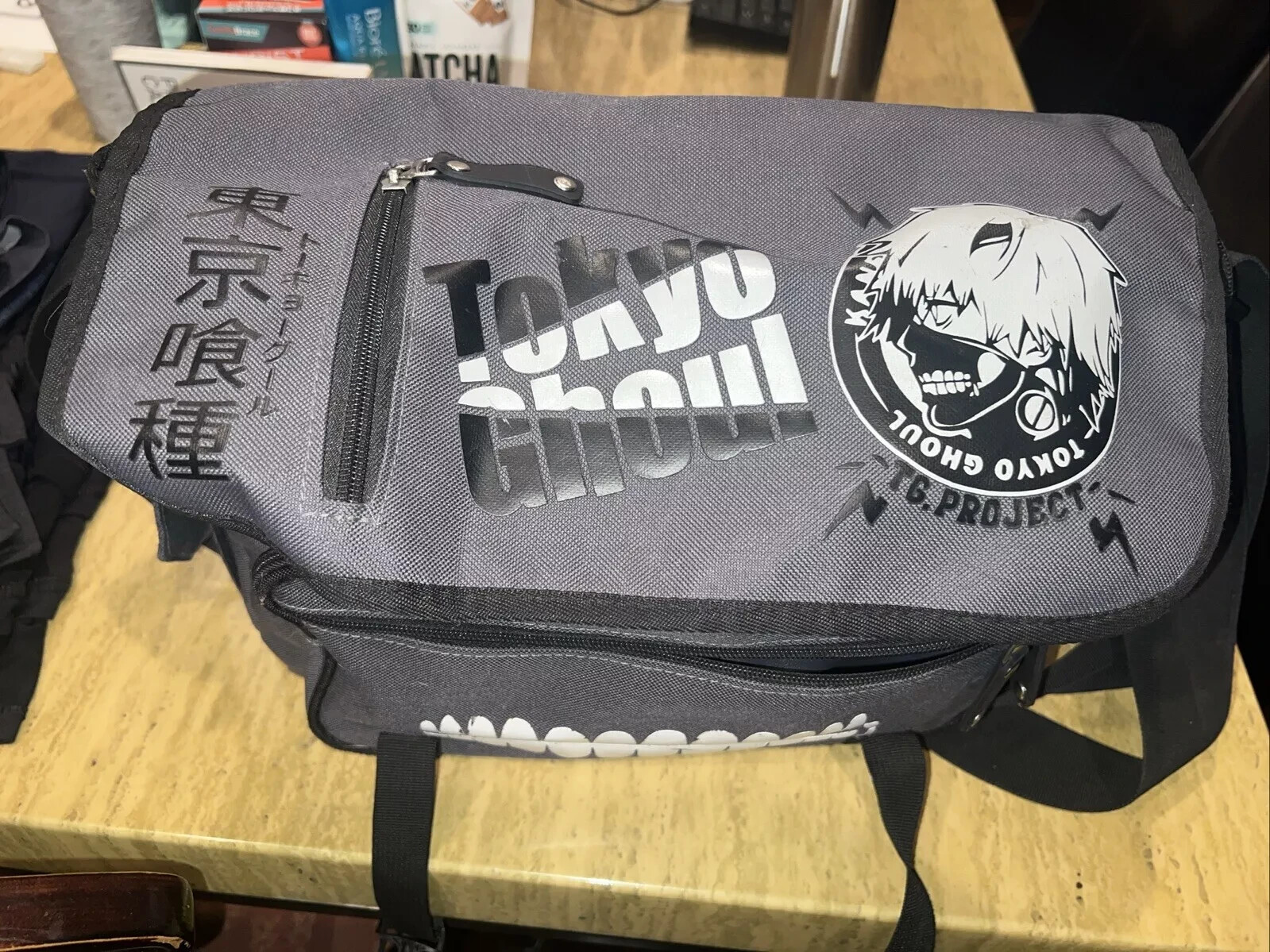 Anime Tokyo Ghoul Kaneki Ken Schoolbag Casual Messenger Bag Shoulder Bag Student