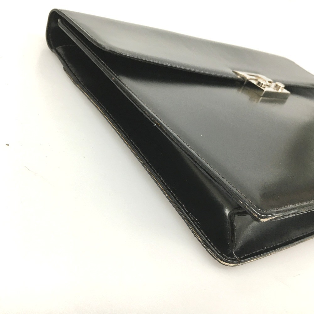Salvatore Ferragamo Briefcase Business Case Leather Black 40.5x29x4cm pre-owned
