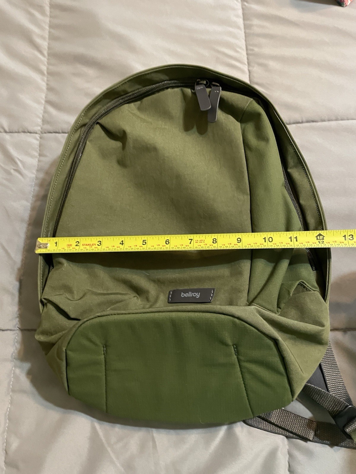Bellroy Classic Compact Backpack Ranger Green 16 Liter Excellent Condition
